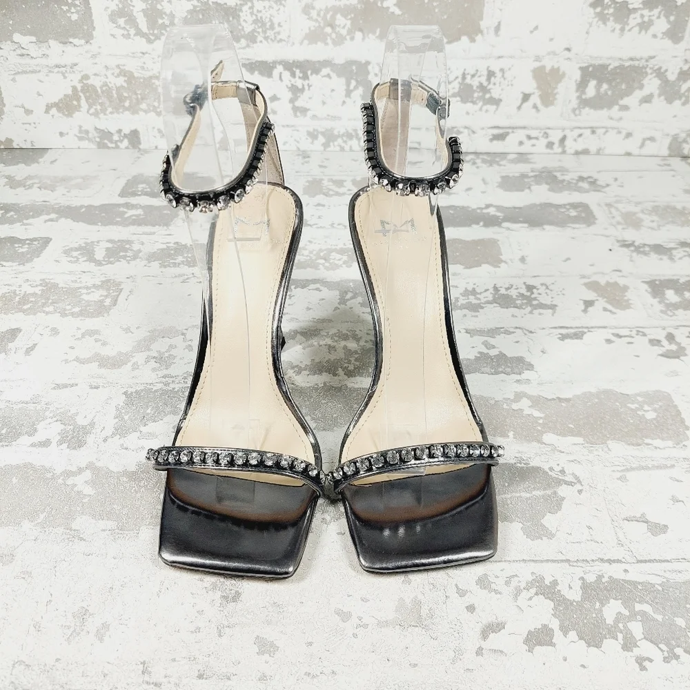 NEW Marc Fisher Karima Ankle Strap Heeled Sandals E588